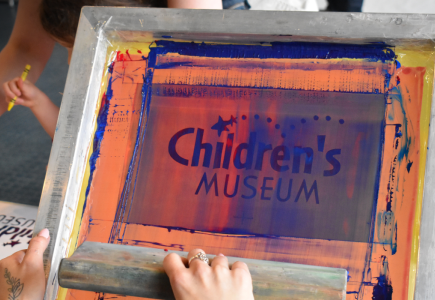 London Children's Museum screen printing