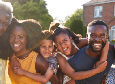 multi-generational black family