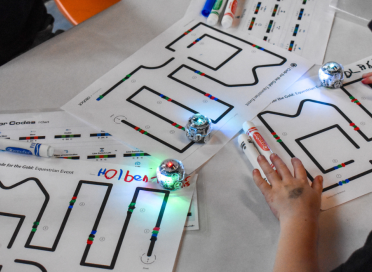 ozobots on ozobot coding pages